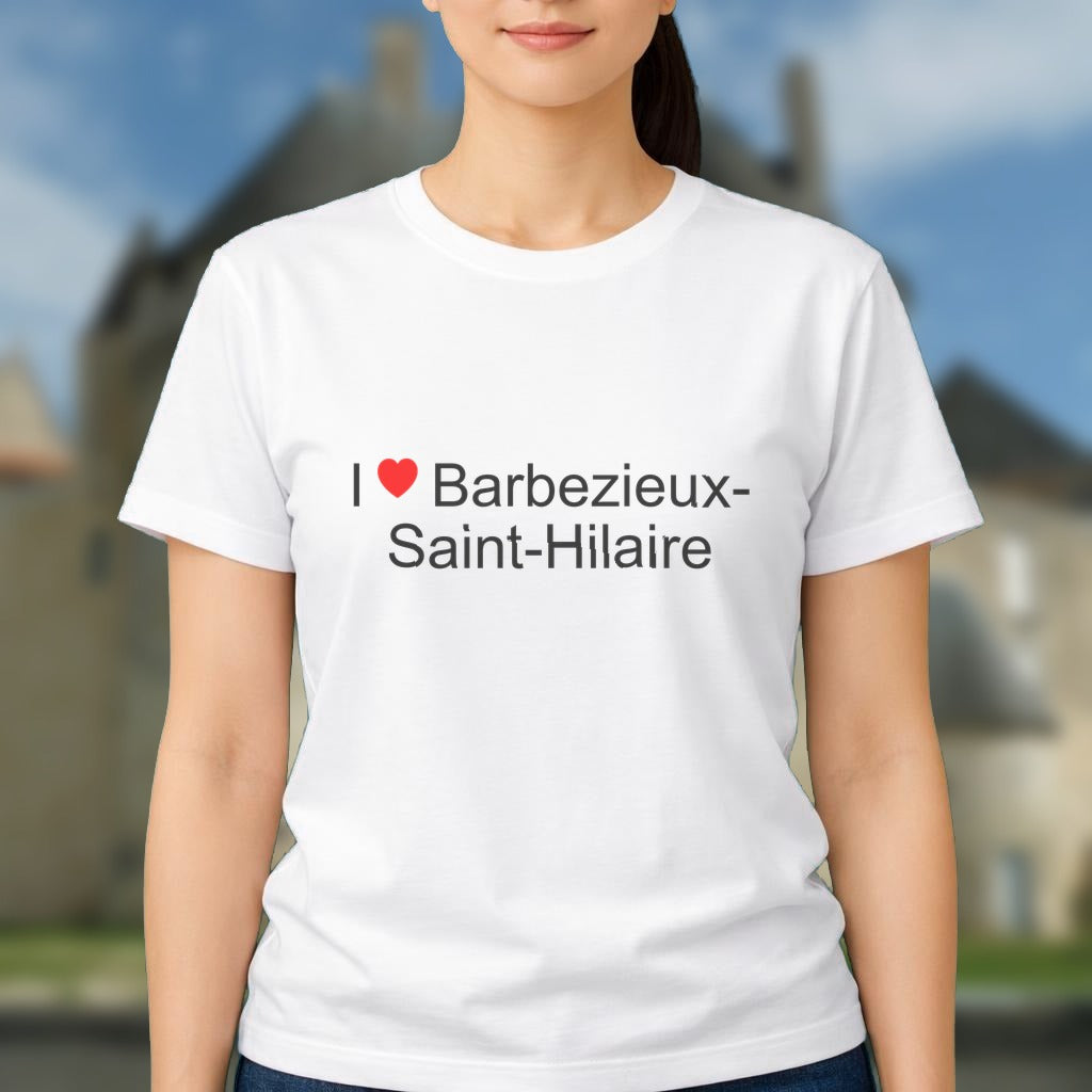 T-shirt I love barbezieux-saint-hilaire
