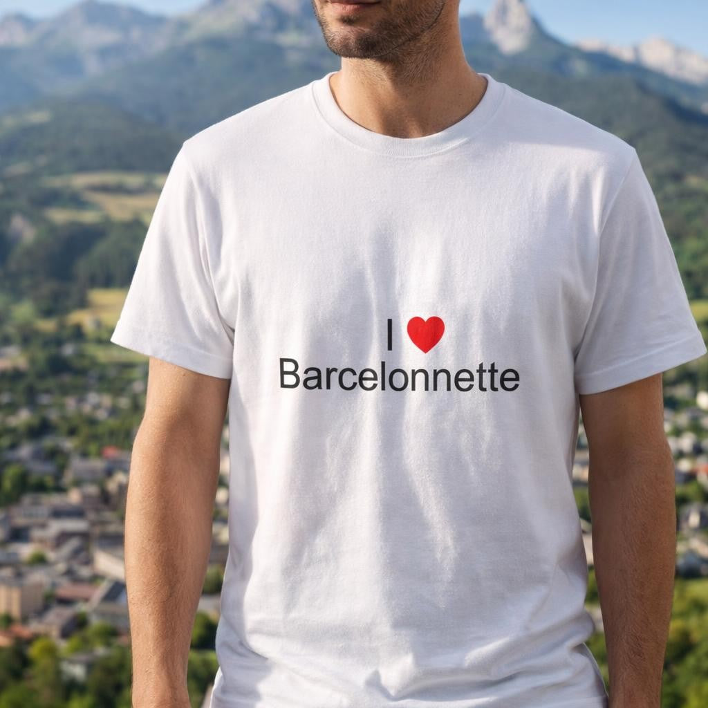 T-shirt I love barcelonnette