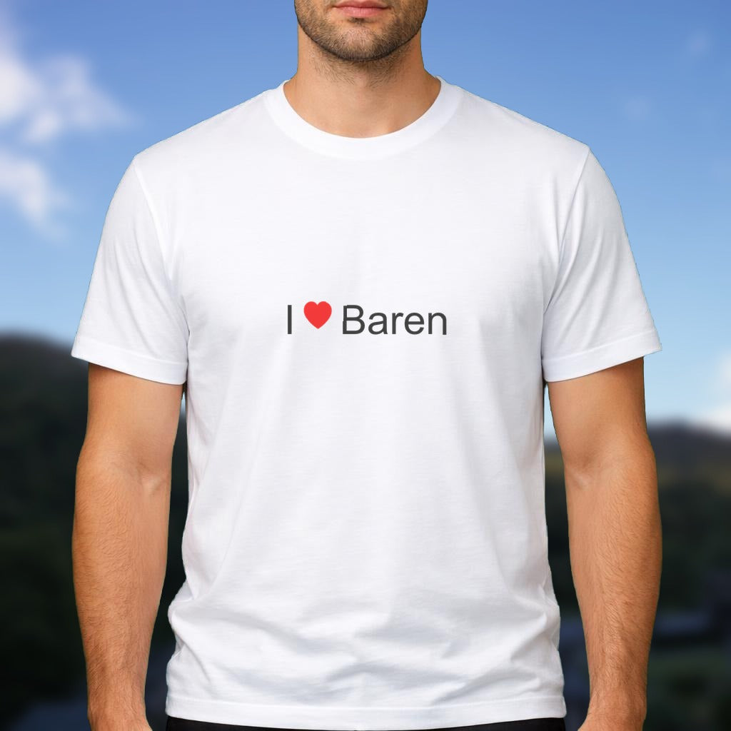 T-shirt I love baren