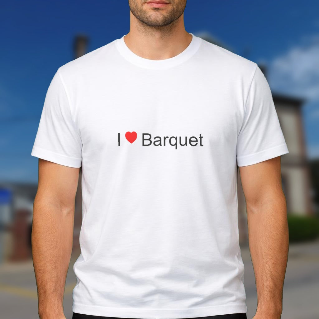 T-shirt I love barquet