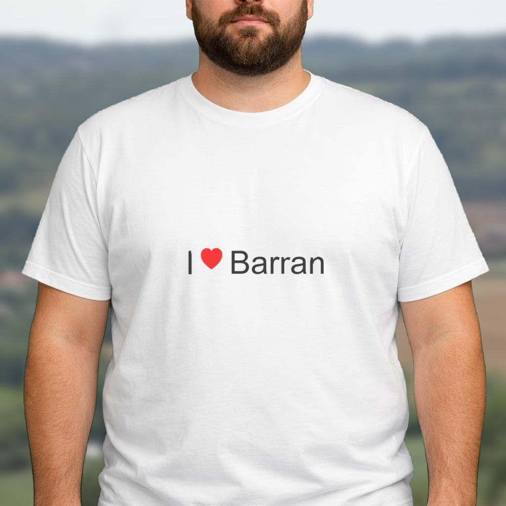 T-shirt I love barran