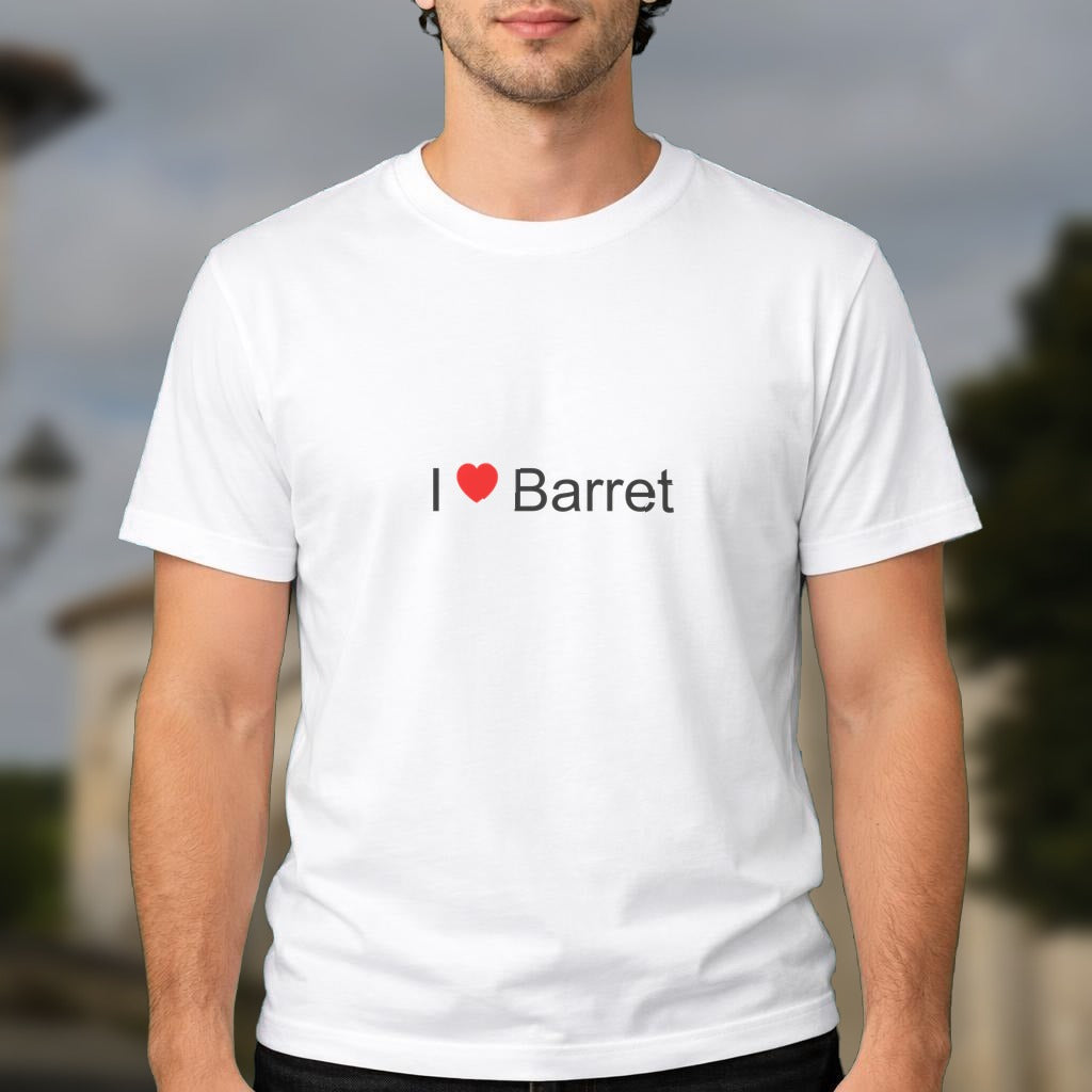 T-shirt I love barret