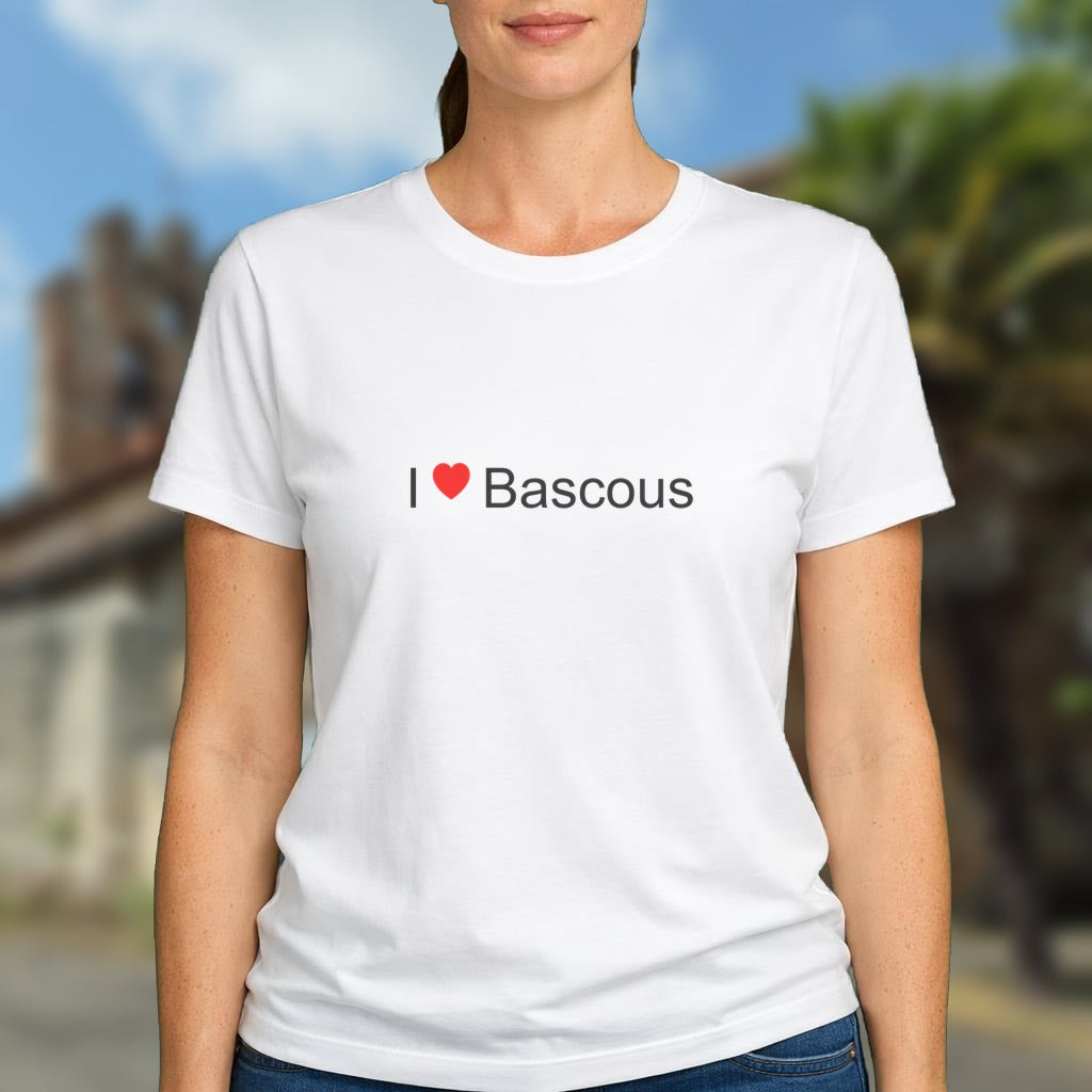 T-shirt I love bascous