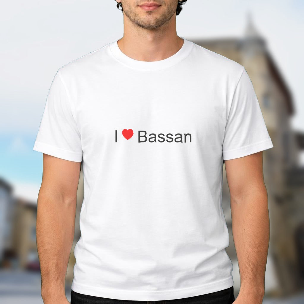 T-shirt I love bassan