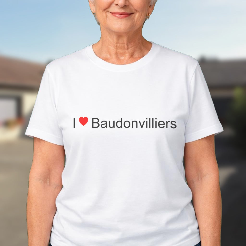 T-shirt I love baudonvilliers