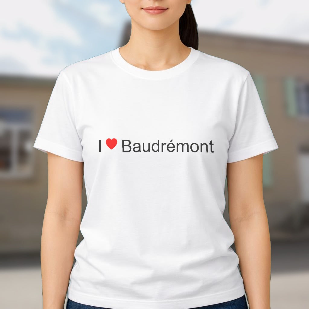 T-shirt I love baudrémont