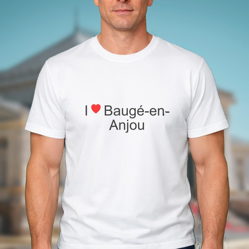 T-shirt I love baugé-en-anjou