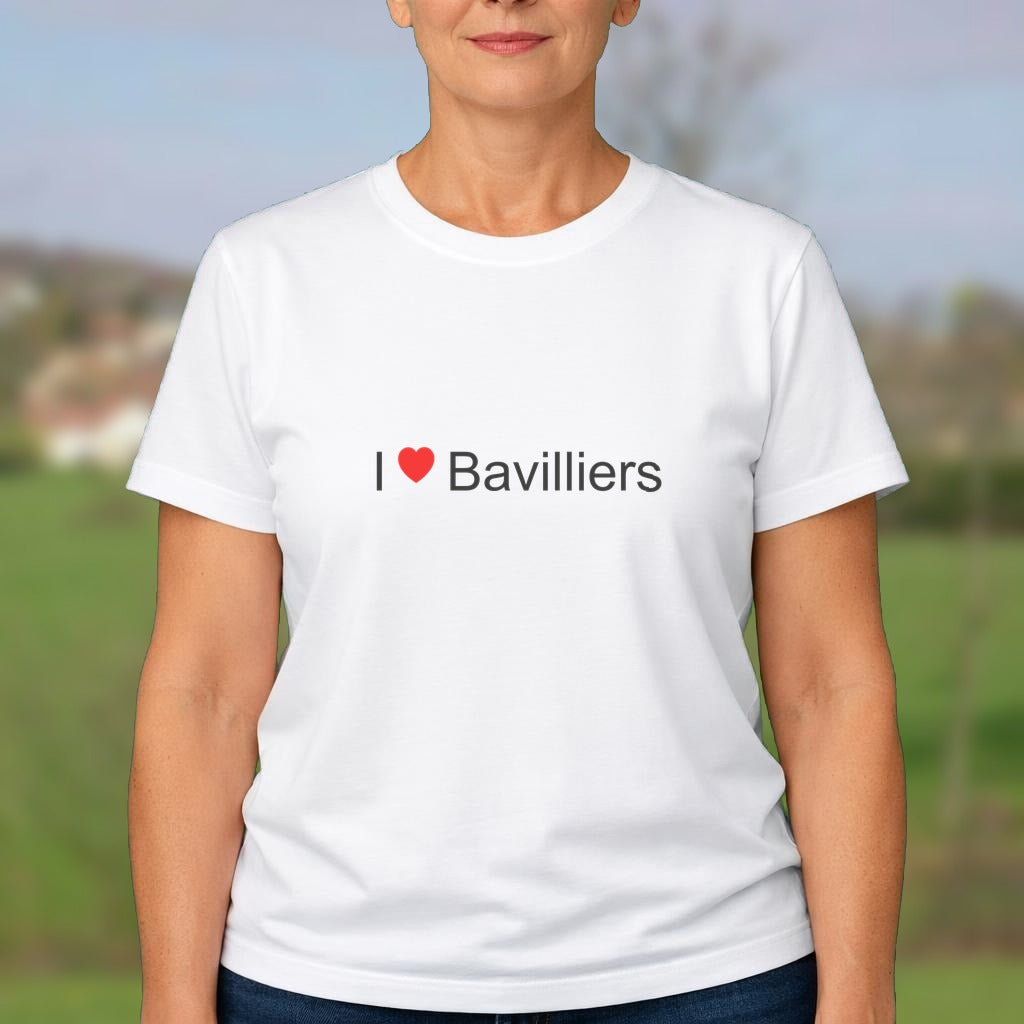 T-shirt I love bavilliers