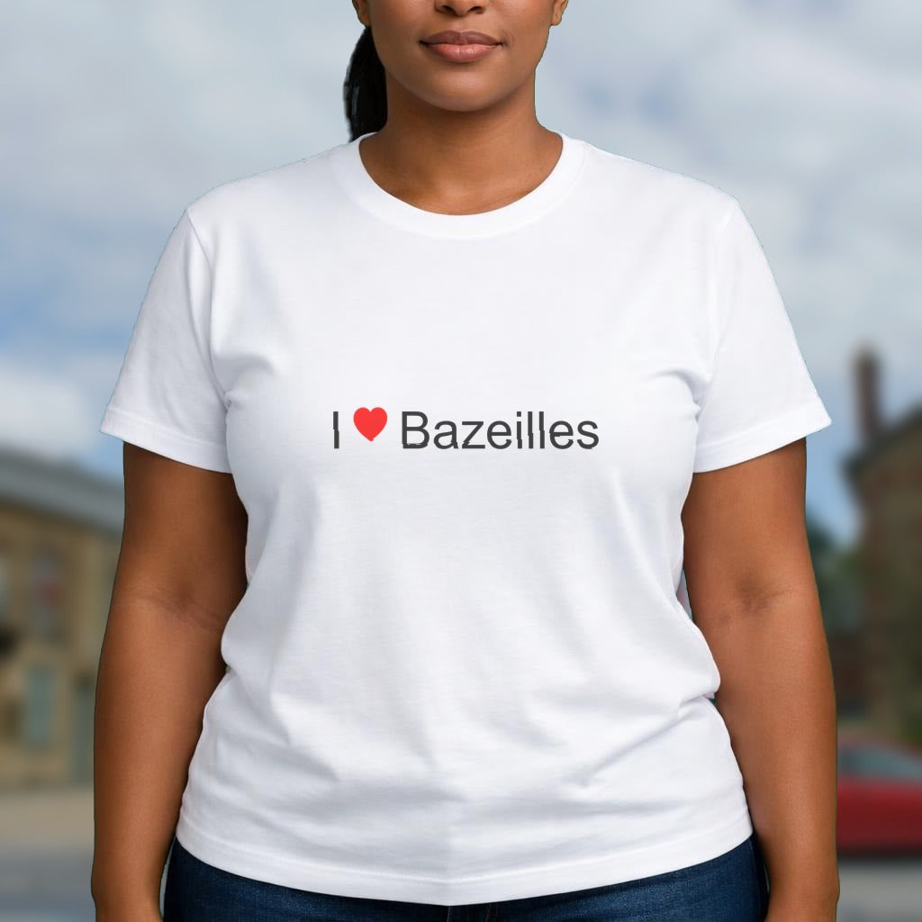 T-shirt I love bazeilles