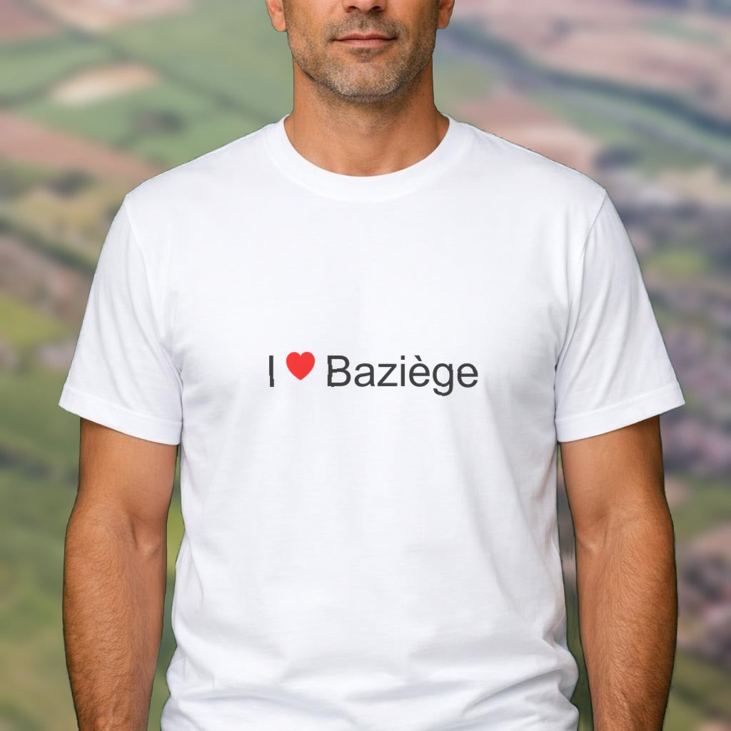 T-shirt I love baziège