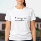 T-shirt I love bazoches-sur-le-betz