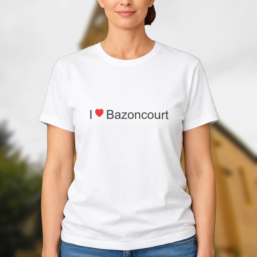 T-shirt I love bazoncourt