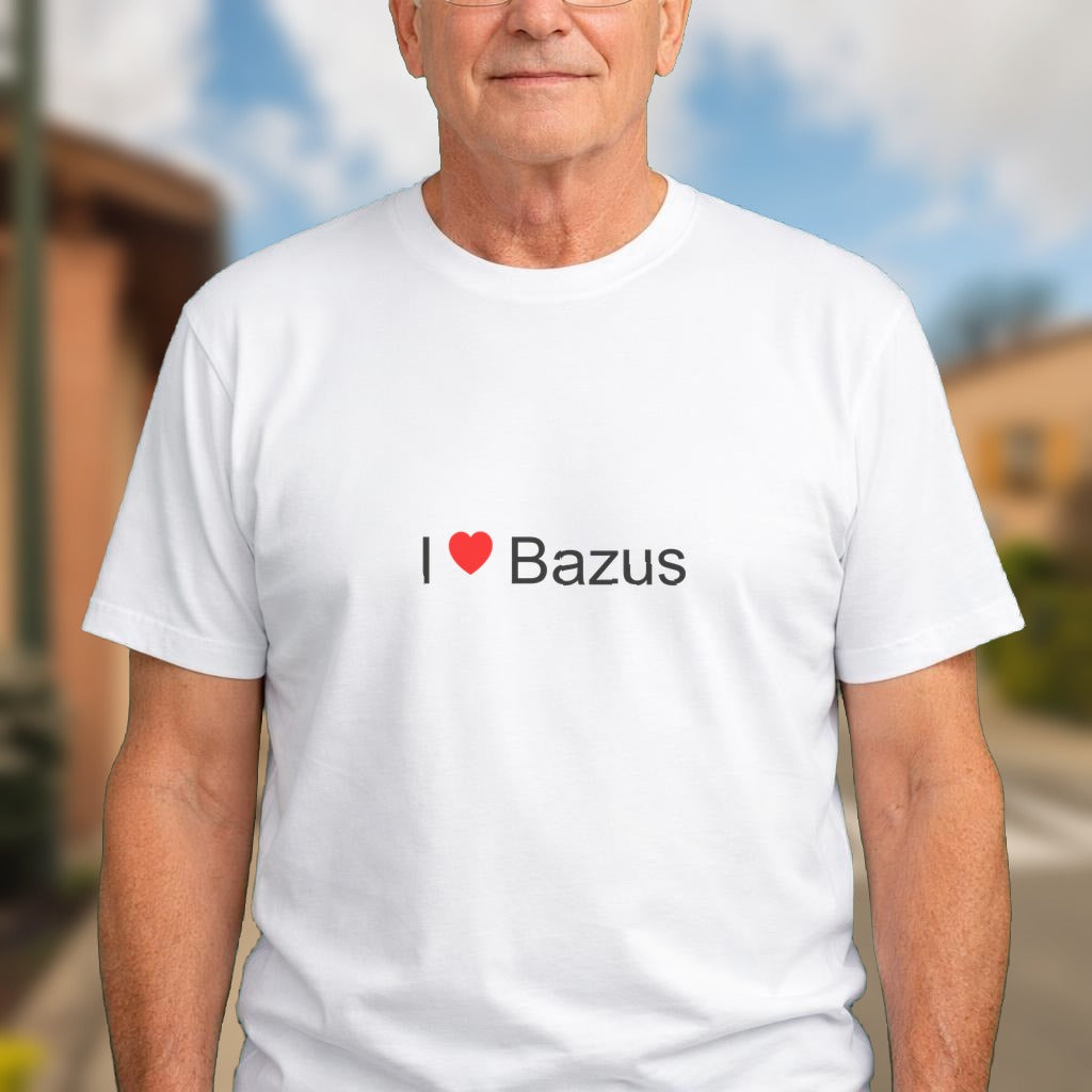T-shirt I love bazus