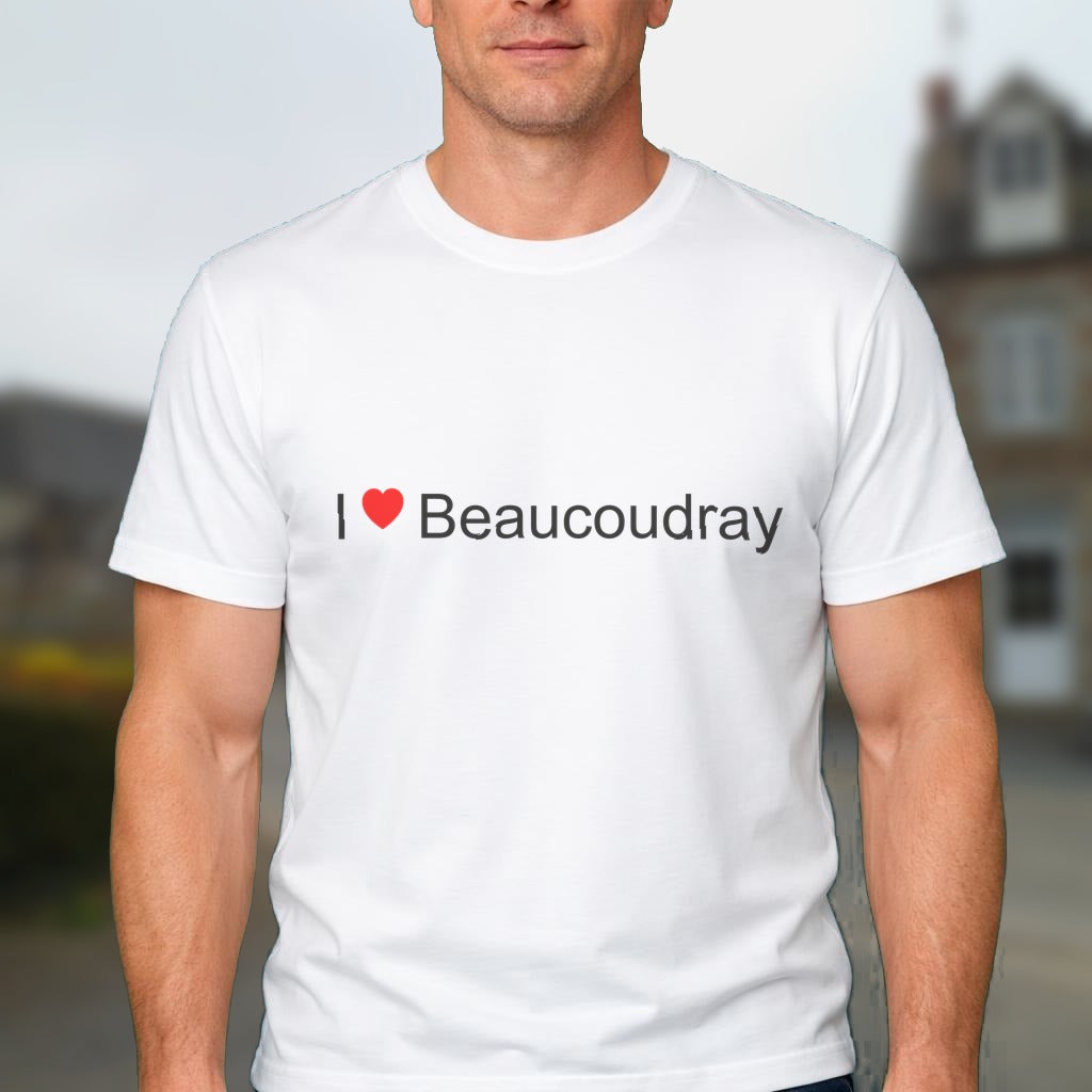 T-shirt I love beaucoudray