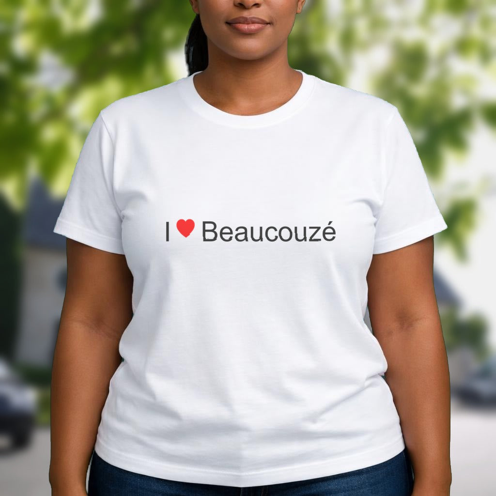 T-shirt I love beaucouzé