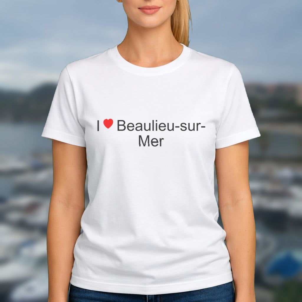 T-shirt I love beaulieu-sur-mer