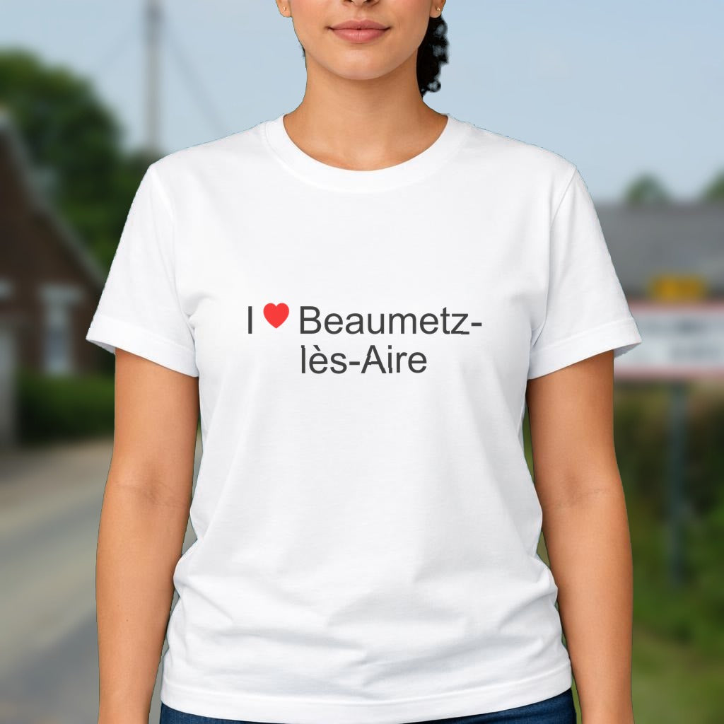 T-shirt I love beaumetz-lès-aire