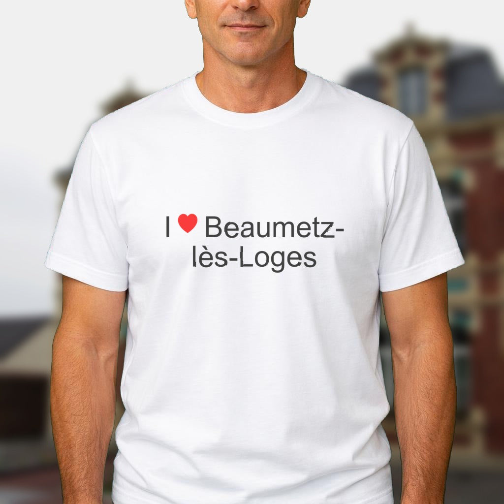 T-shirt I love beaumetz-lès-loges