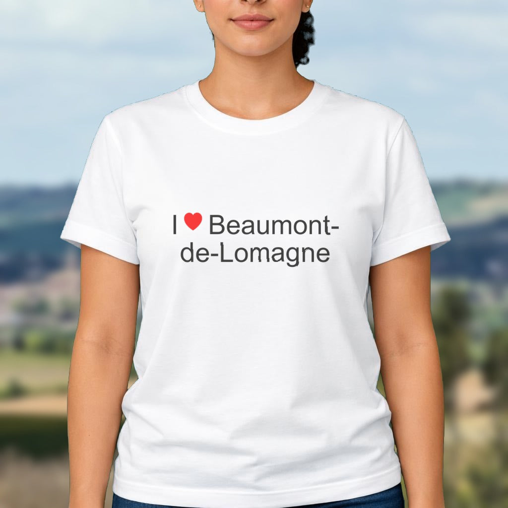 T-shirt I love beaumont-de-lomagne