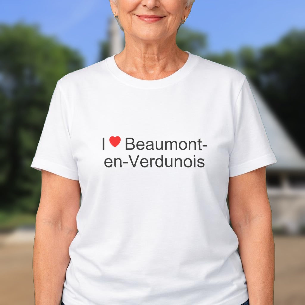 T-shirt I love beaumont-en-verdunois