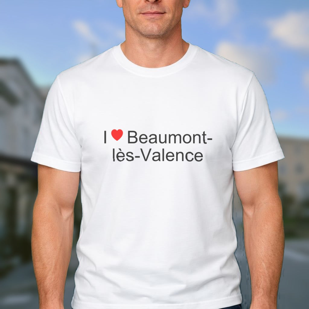 T-shirt I love beaumont-lès-valence