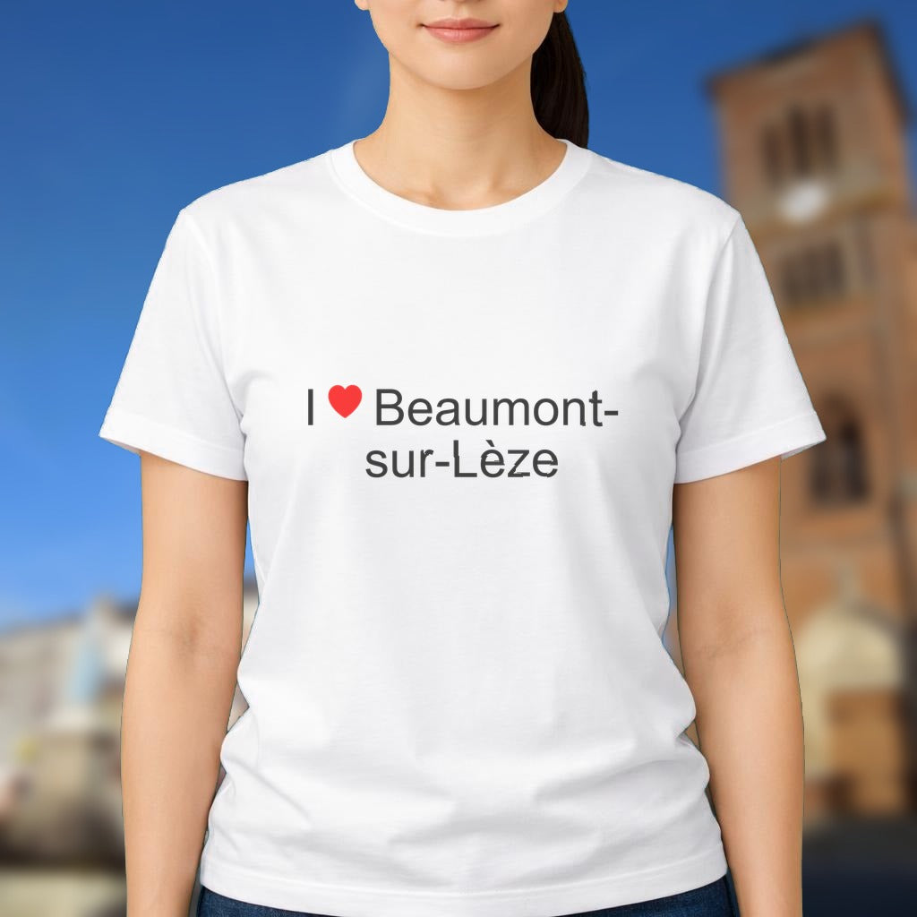 T-shirt I love beaumont-sur-lèze