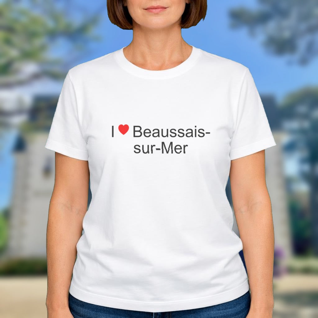 T-shirt I love beaussais-sur-mer