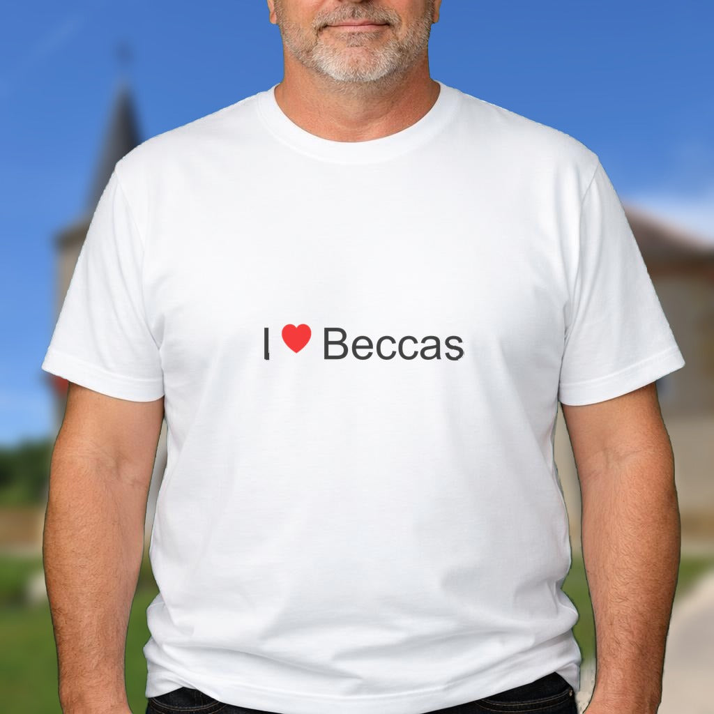 T-shirt I love beccas