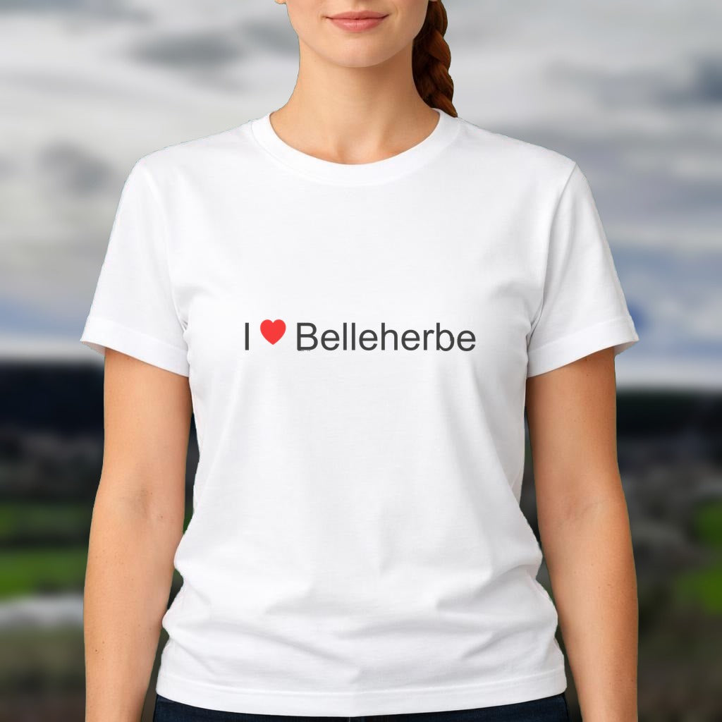 T-shirt I love belleherbe