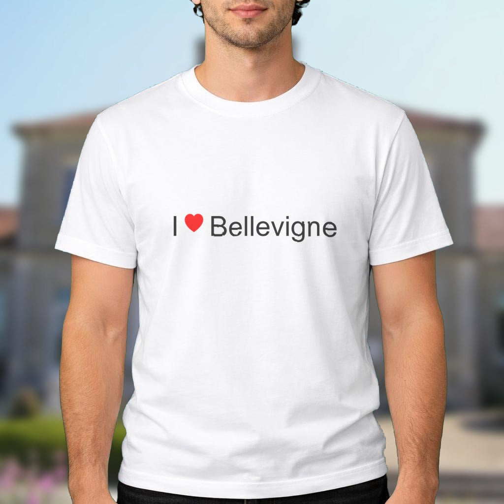 T-shirt I love bellevigne