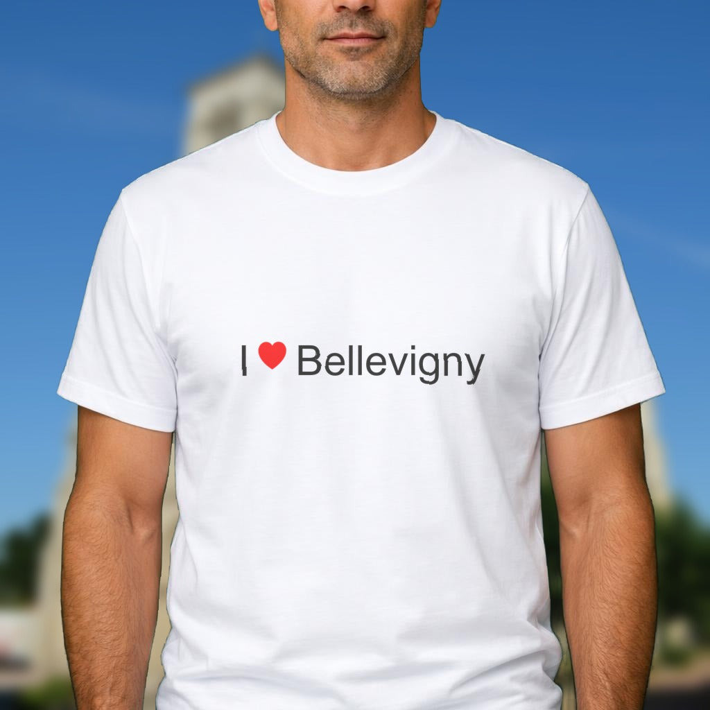 T-shirt I love bellevigny