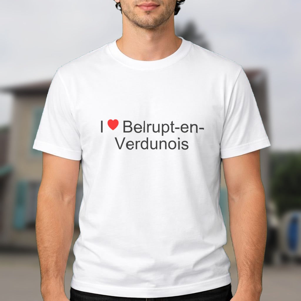 T-shirt I love belrupt-en-verdunois