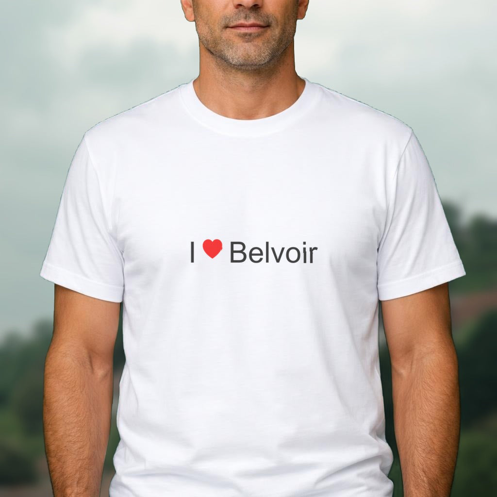 T-shirt I love belvoir