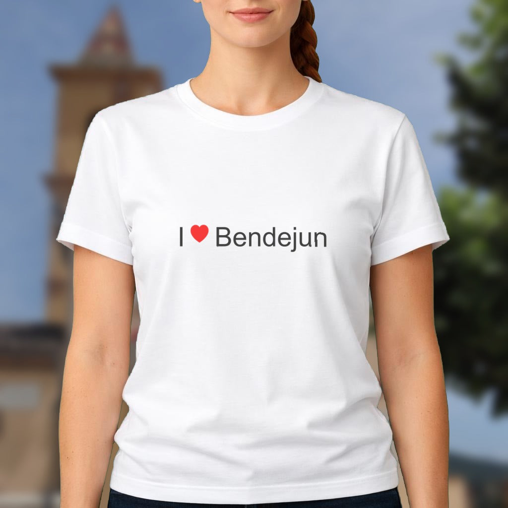 T-shirt I love bendejun