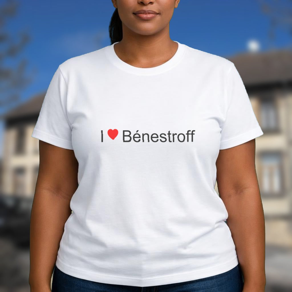 T-shirt I love bénestroff