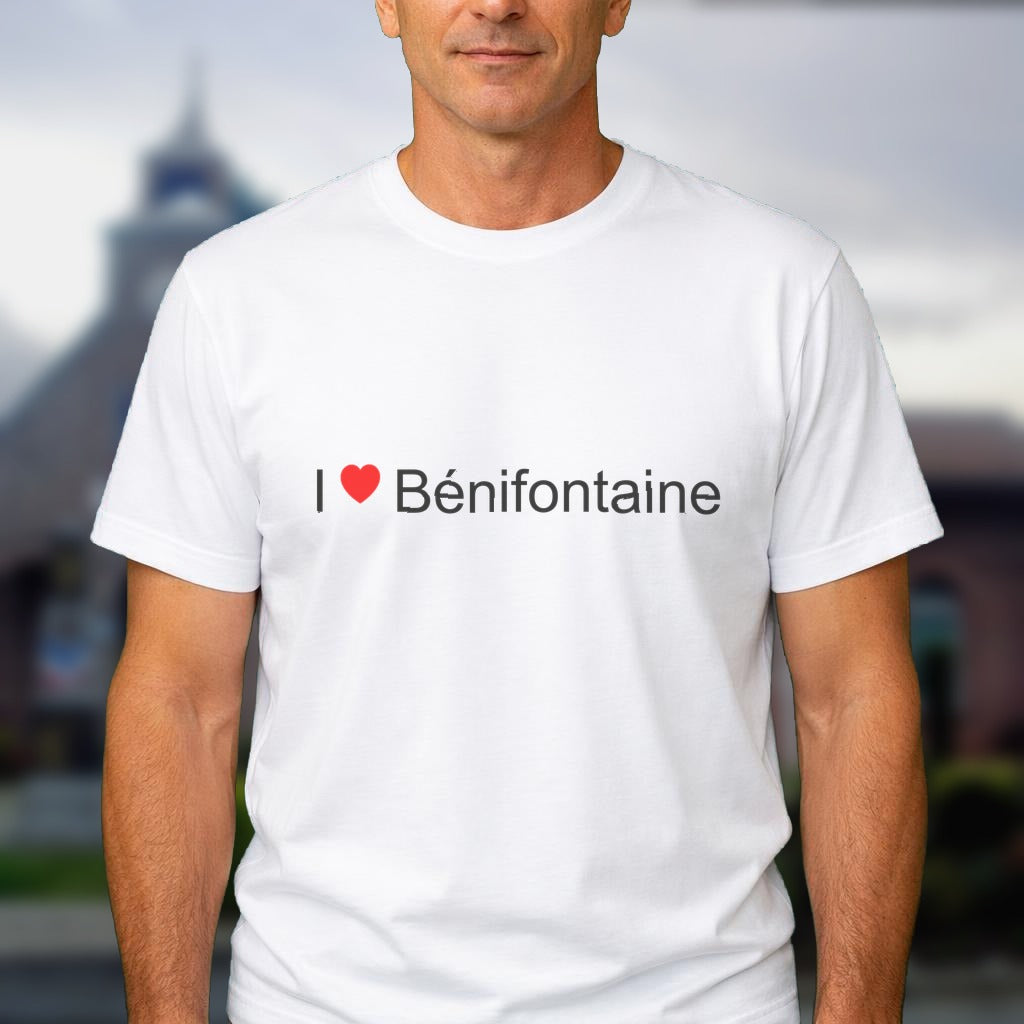 T-shirt I love bénifontaine