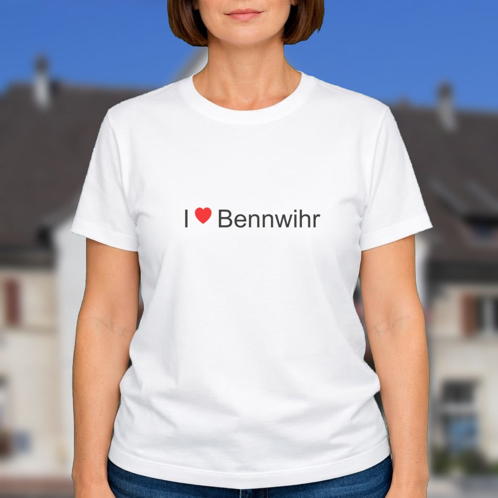 T-shirt I love bennwihr
