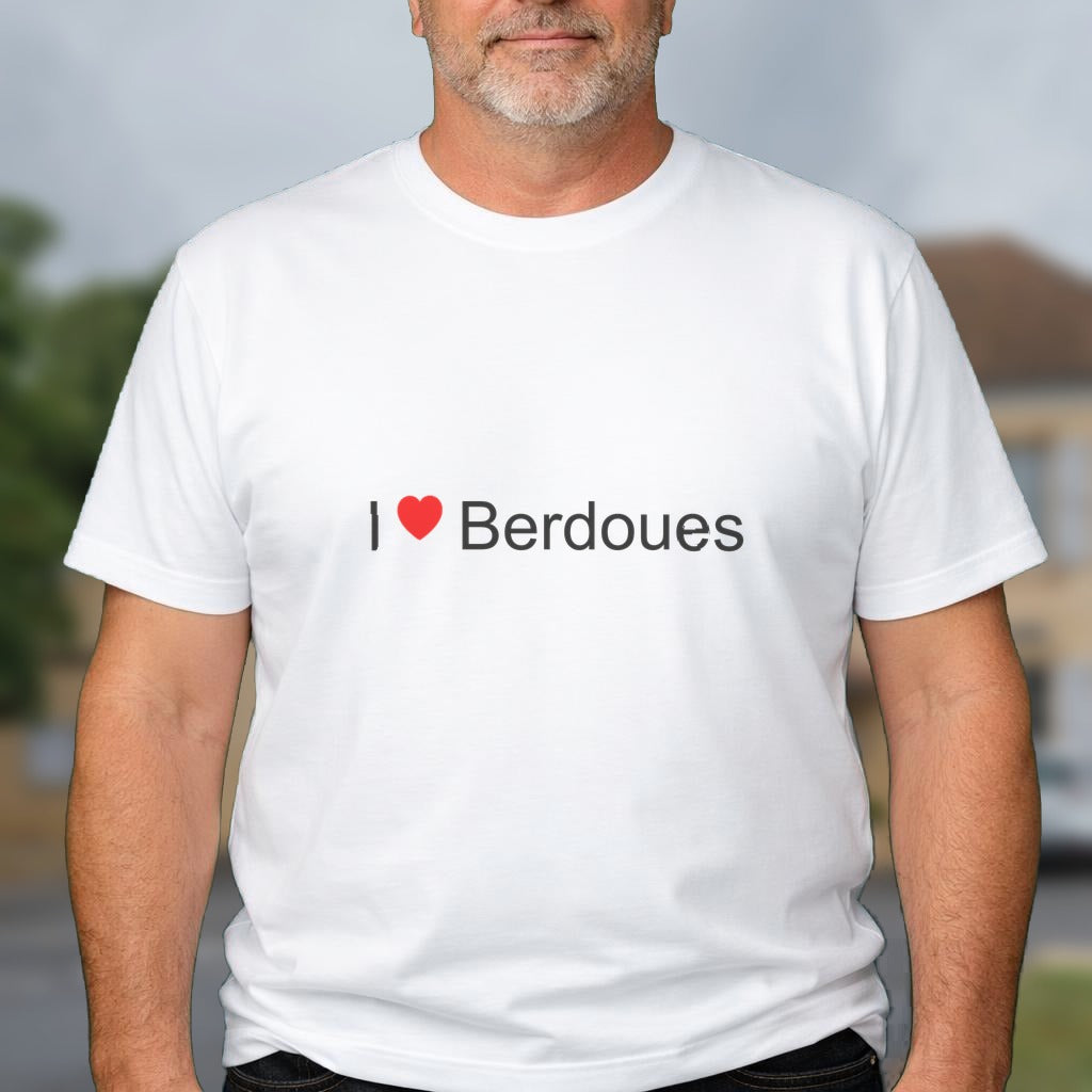 T-shirt I love berdoues