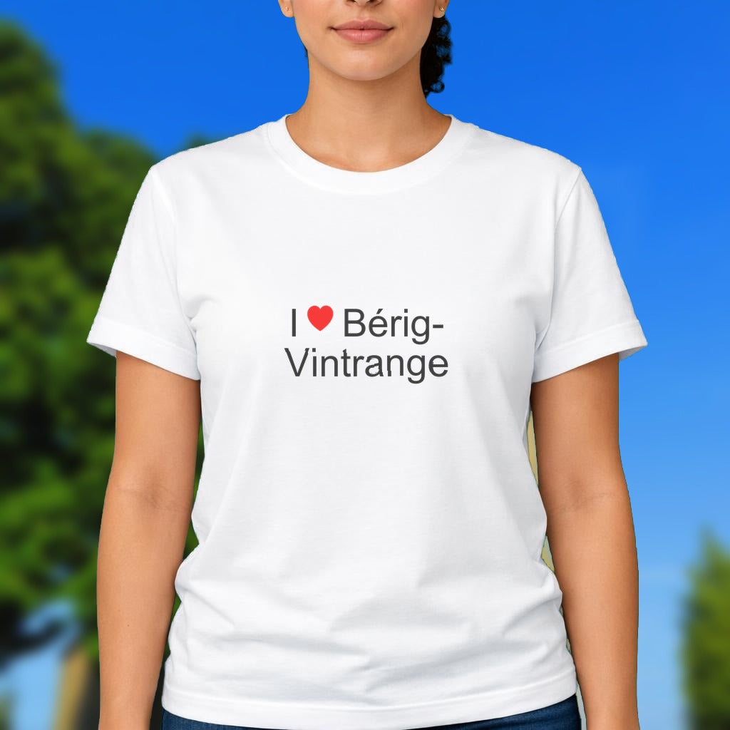 T-shirt I love bérig-vintrange