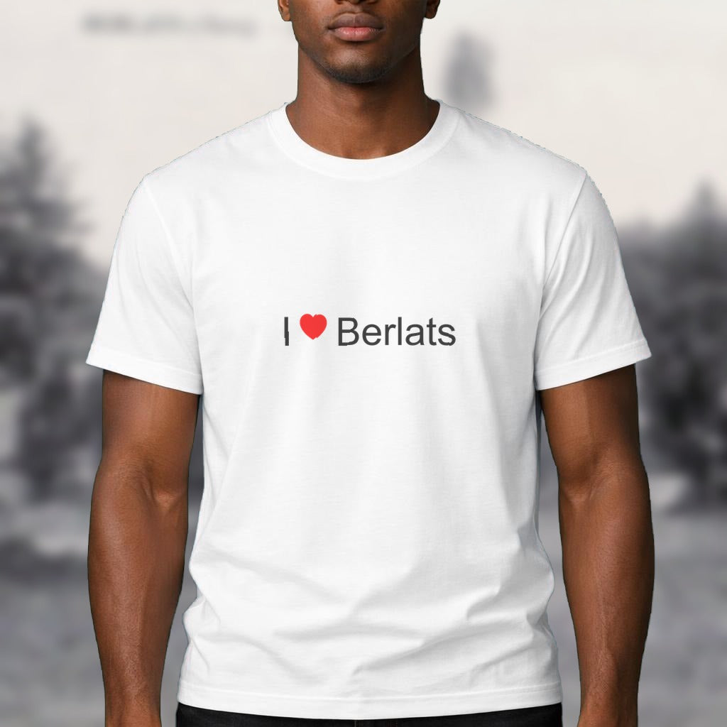 T-shirt I love berlats