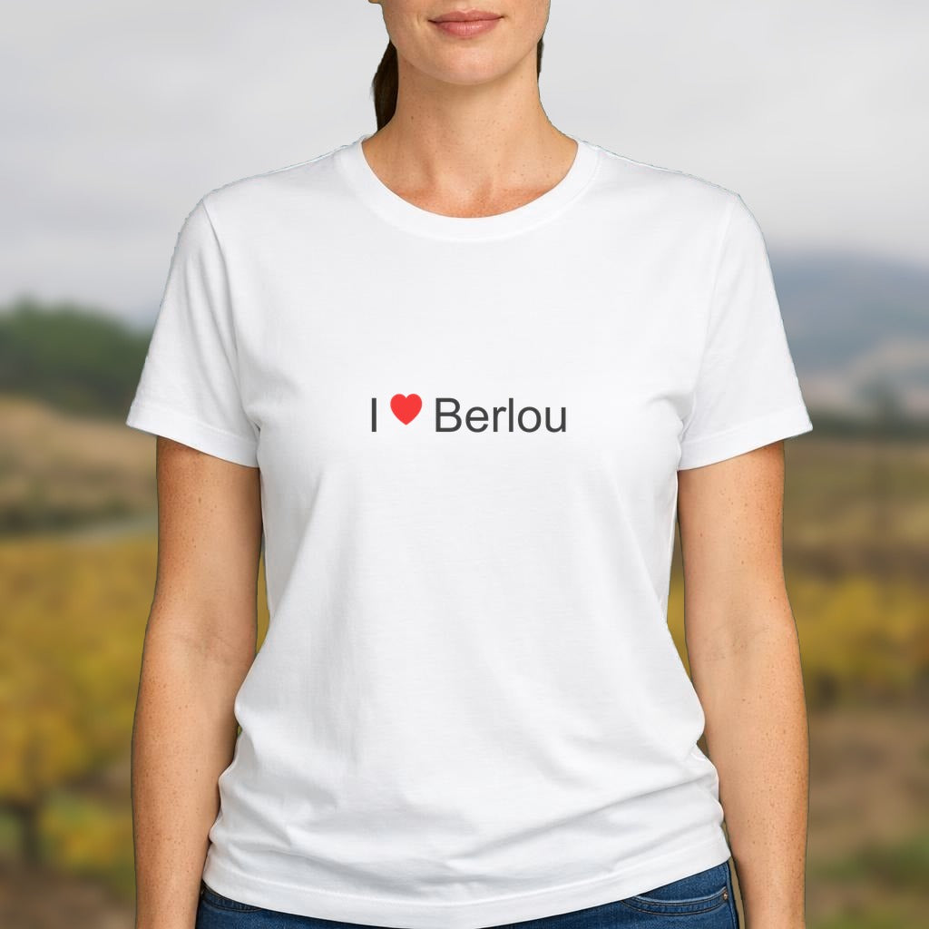 T-shirt I love berlou
