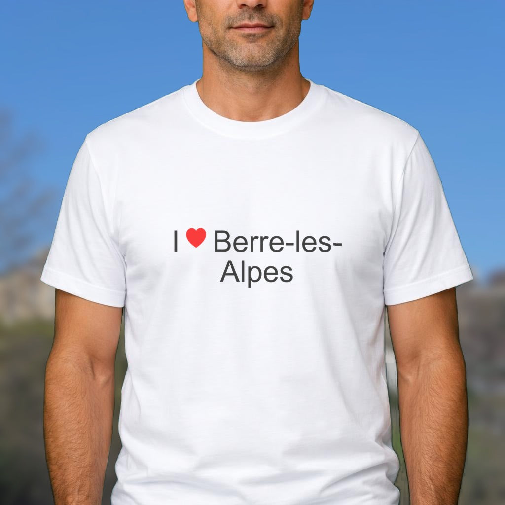 T-shirt I love berre-les-alpes