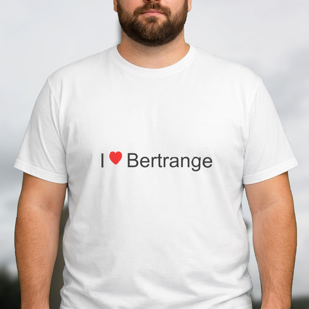 T-shirt I love bertrange