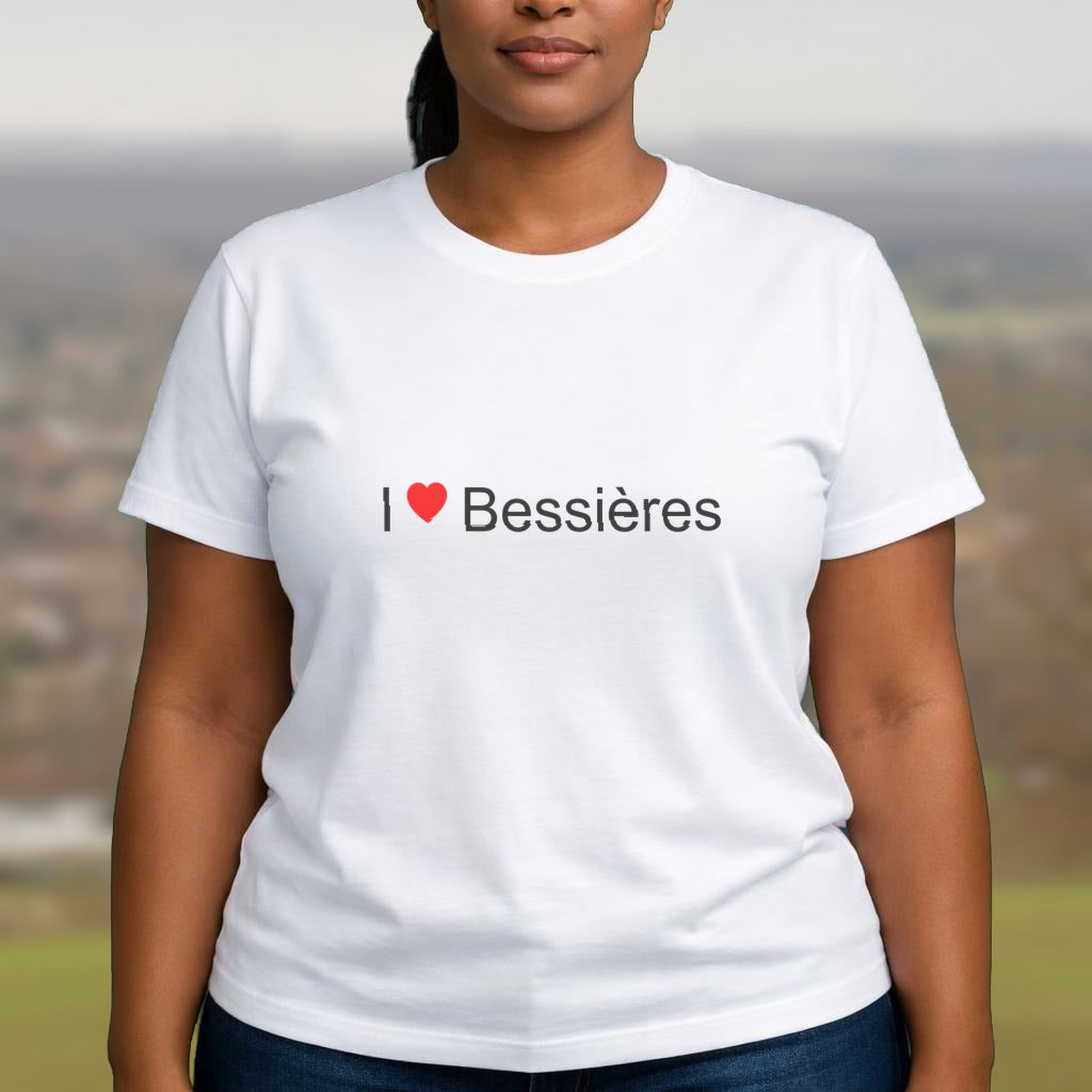 T-shirt I love bessières