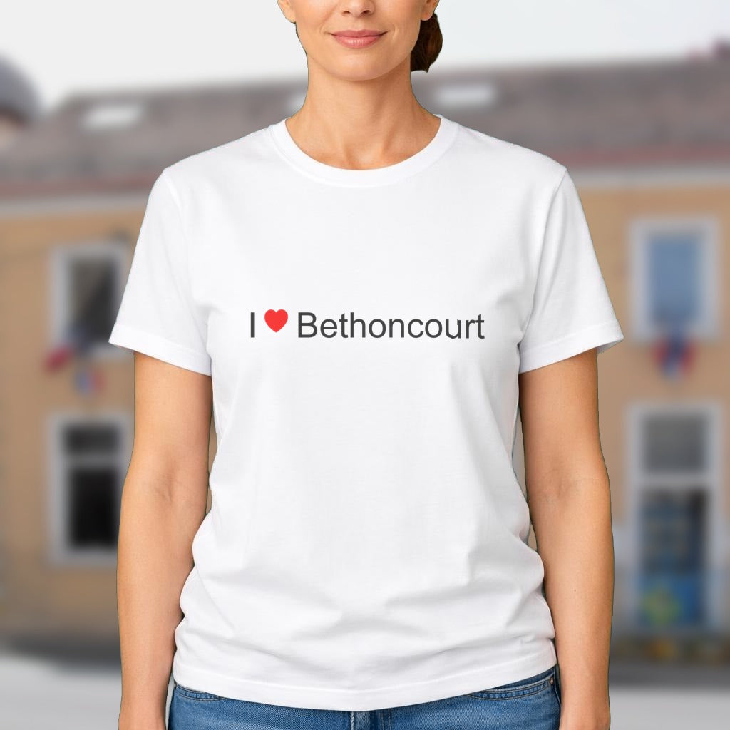 T-shirt I love bethoncourt