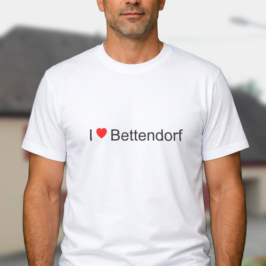 T-shirt I love bettendorf