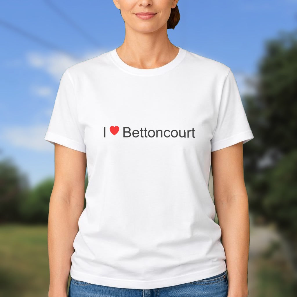 T-shirt I love bettoncourt