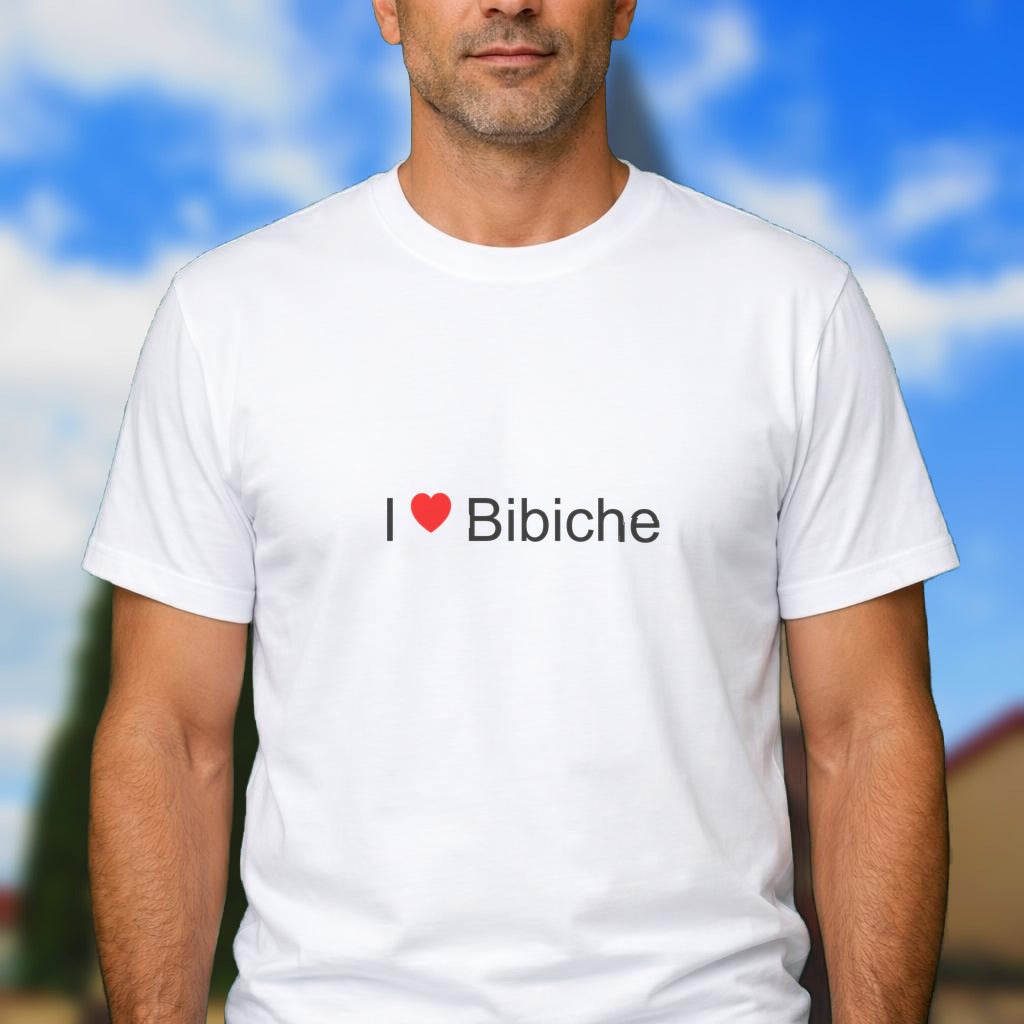 T-shirt I love bibiche