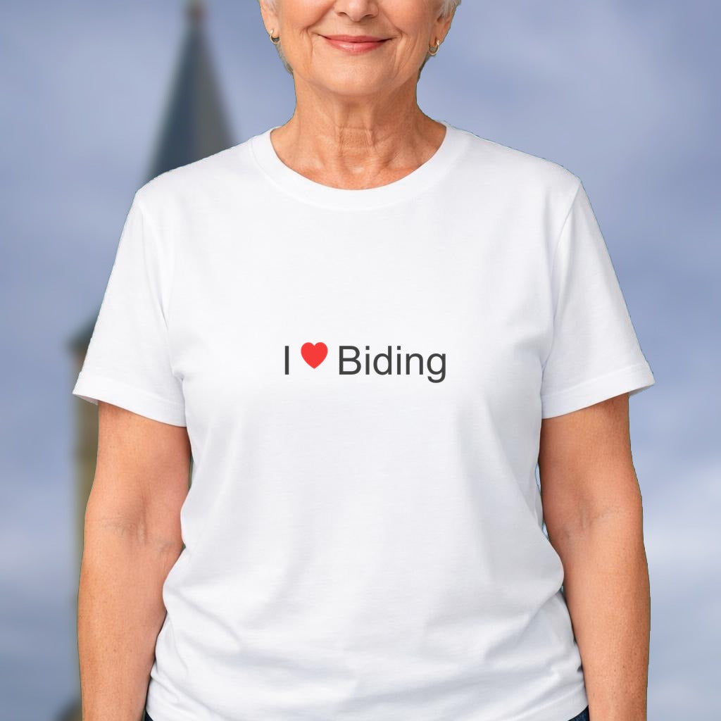 T-shirt I love biding