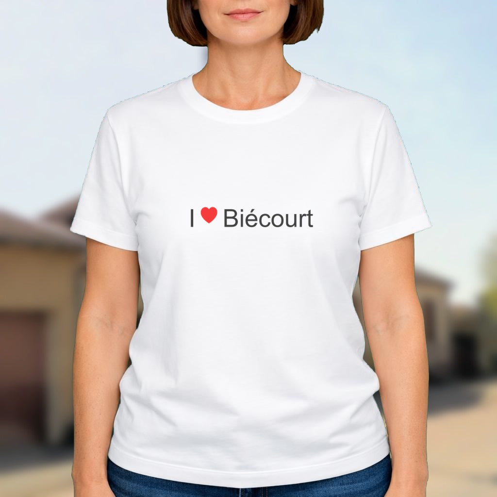 T-shirt I love biécourt